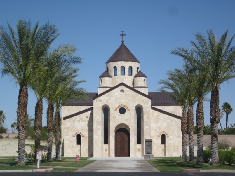 Primate Pays Pastoral Visit to St. Garabed Armenian Church of the Desert