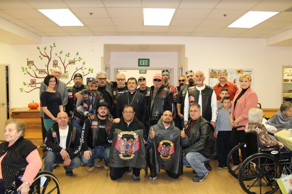 Primate and Diocesan Council Chairman Joseph Kanimian, Esq. Visit the Elderly Residents of Ararat Home on Thanksgiving Day 