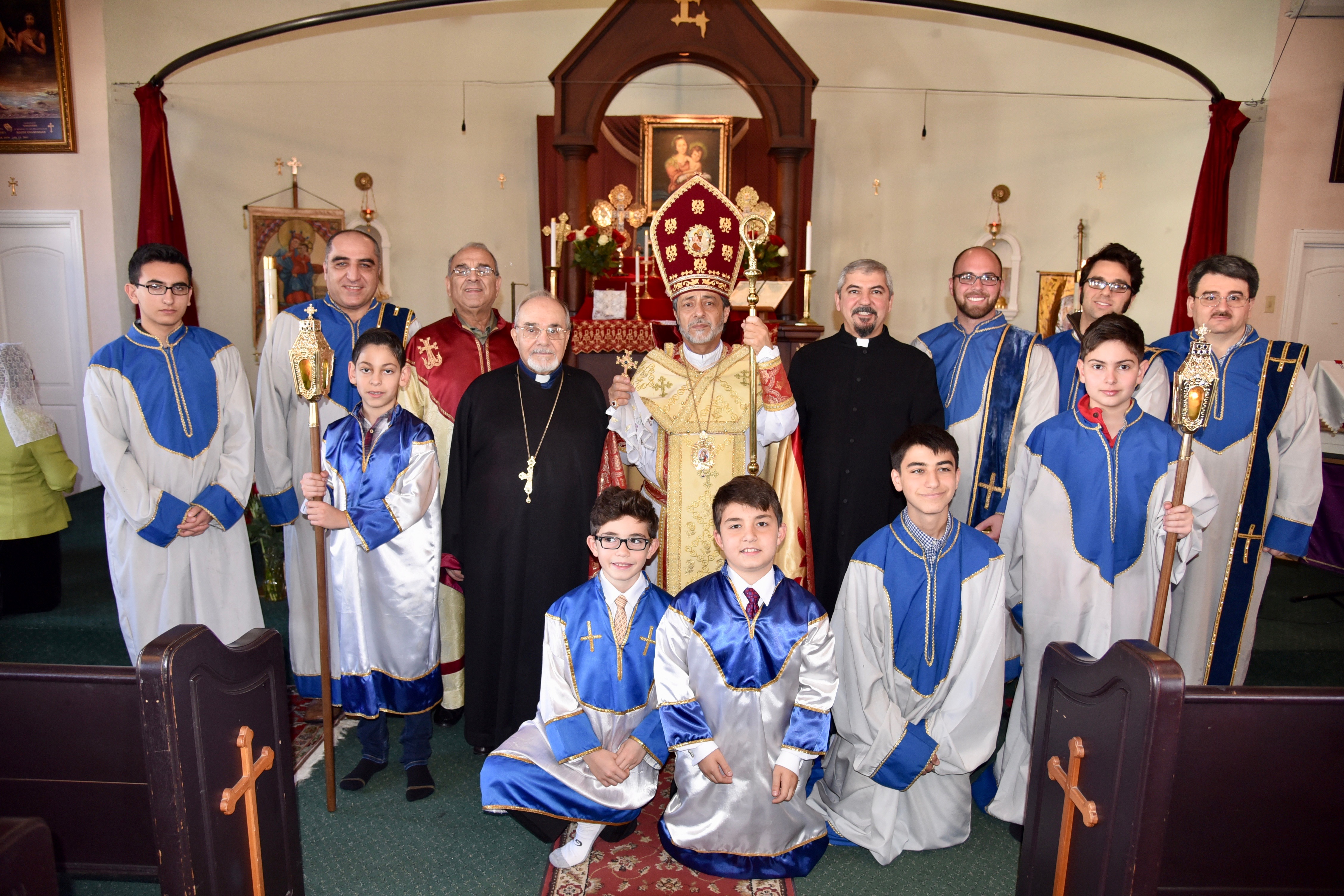 Primate Pays Pastoral Visit to St. Peter Armenian Church in Glendale