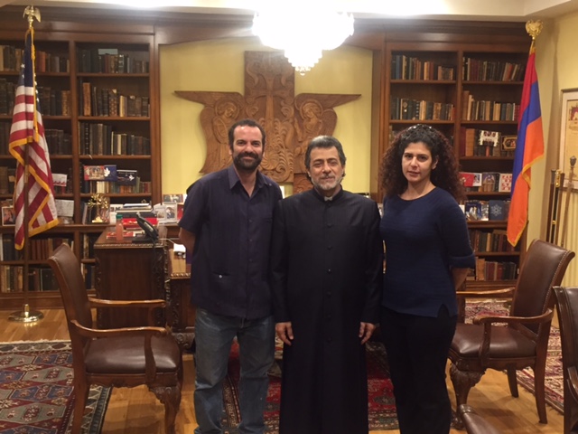 Researcher Dr. Carlos Antaramian Visits the Western Diocese
