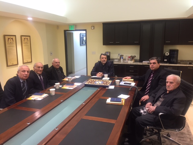Armenian Ecclesiastical Brotherhood Leadership Visits the Western Diocese