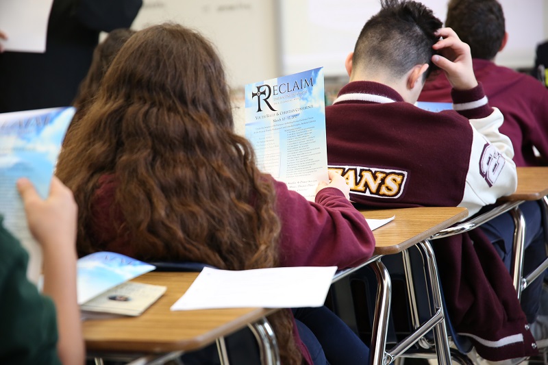 Primate and Fr. Vazken Movsesian Visit AGBU Manoogian-Demirdjian School