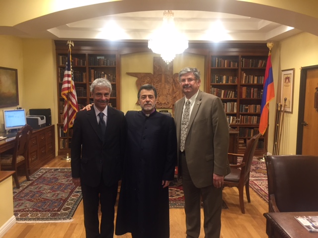 Dr. Antranik Dakessian Visits the Western Diocese