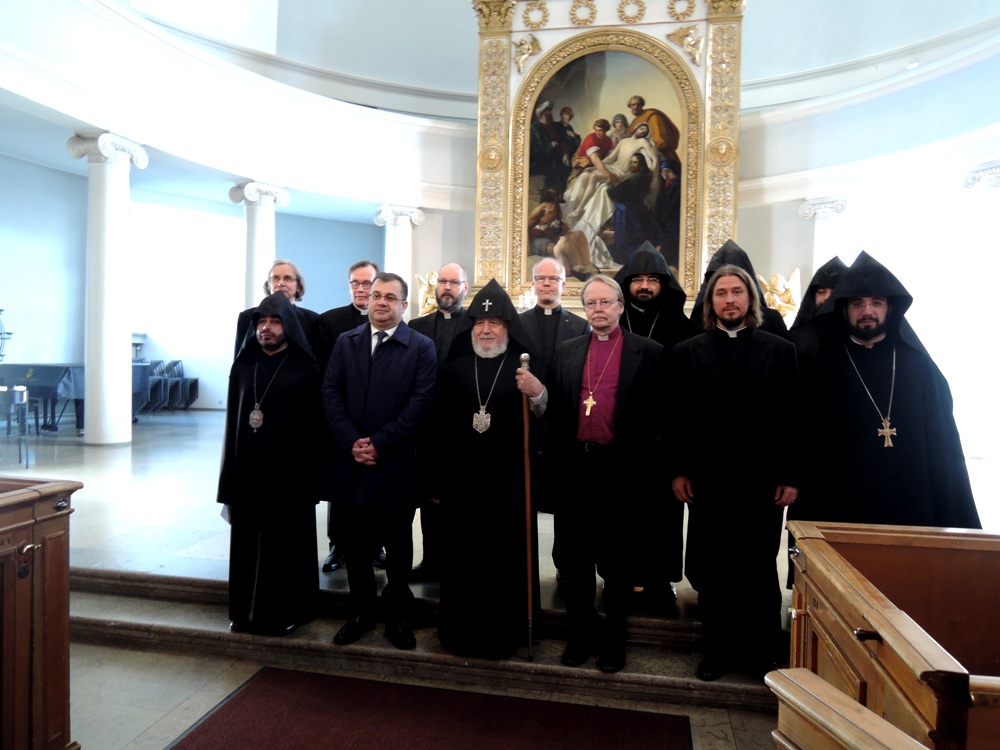Catholicos of All Armenians Meets with Head of the Evangelical Lutheran Church of Finland