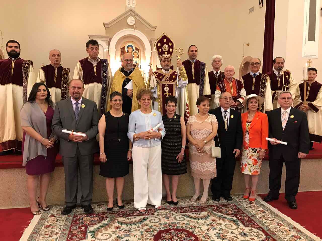 Primate Celebrant at St. Gregory the Illuminator Armenian Church – Four Parishioners Awarded the St. Nerses the Graceful Medals