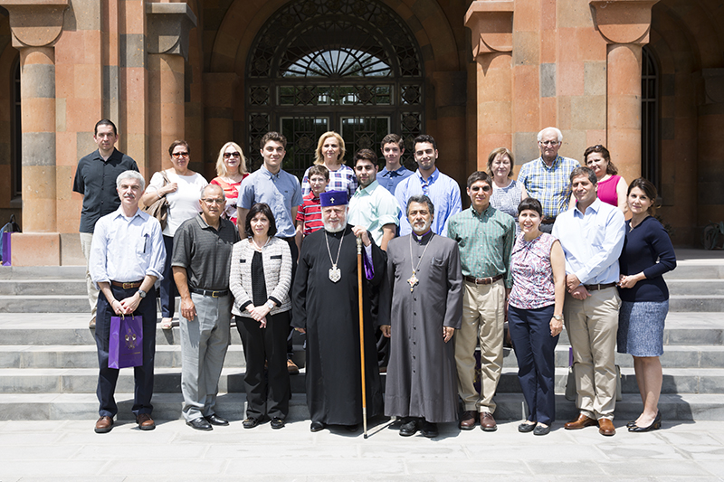 Catholicos of All Armenians Welcomes Turpanjian Family