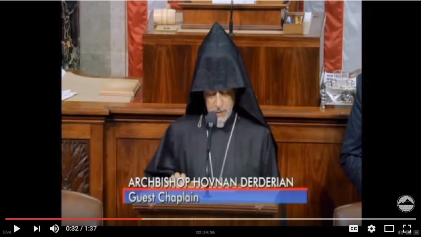 Primate Delivers Opening Prayer Before the US House of Representatives