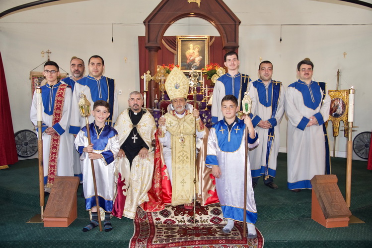 PRIMATE CELEBRANT AT ST. PETER ARMENIAN CHURCH