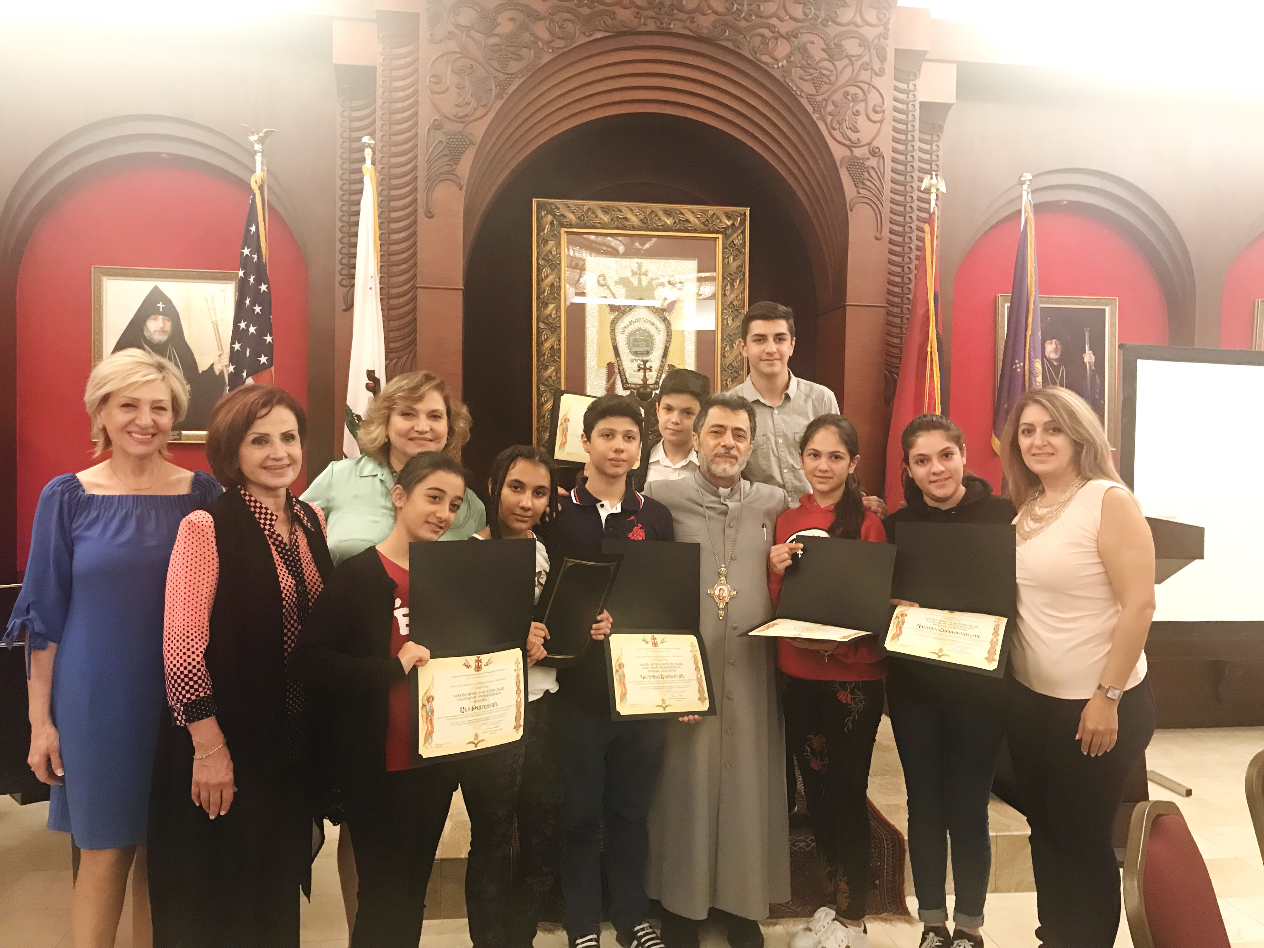 DIOCESE WELCOMES ARMEN TIGRANYAN MUSIC SCHOOL STUDENTS