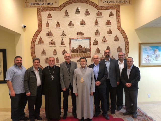 Burbank ANCA Leadership Visits the Western Diocese