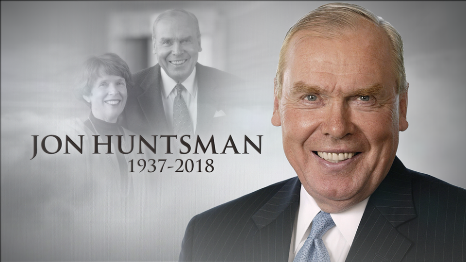 Remembering Jon Huntsman (1937 – 2018)