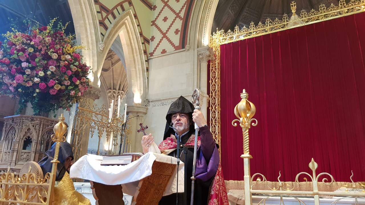 Primate Homilist at St. Yeghiche Armenian Church in London