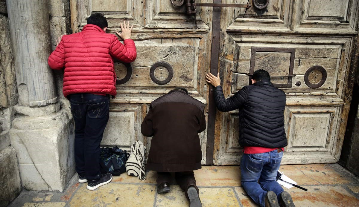 Church of the Holy Sepluchre Closed for Three Days in Taxation Protest (Courtesy of the Eastern Diocese of the Armenian Church)