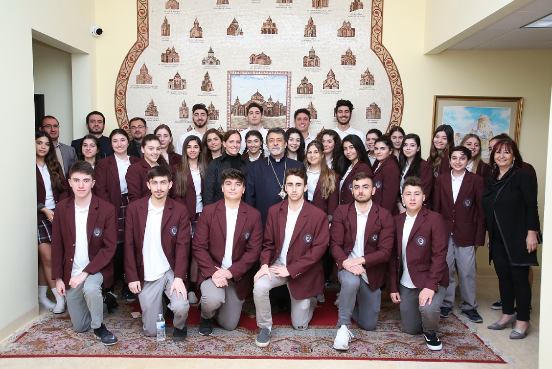 AGBU Manoogian Demirdjian School’s PTO and Students Visit the Western Diocese