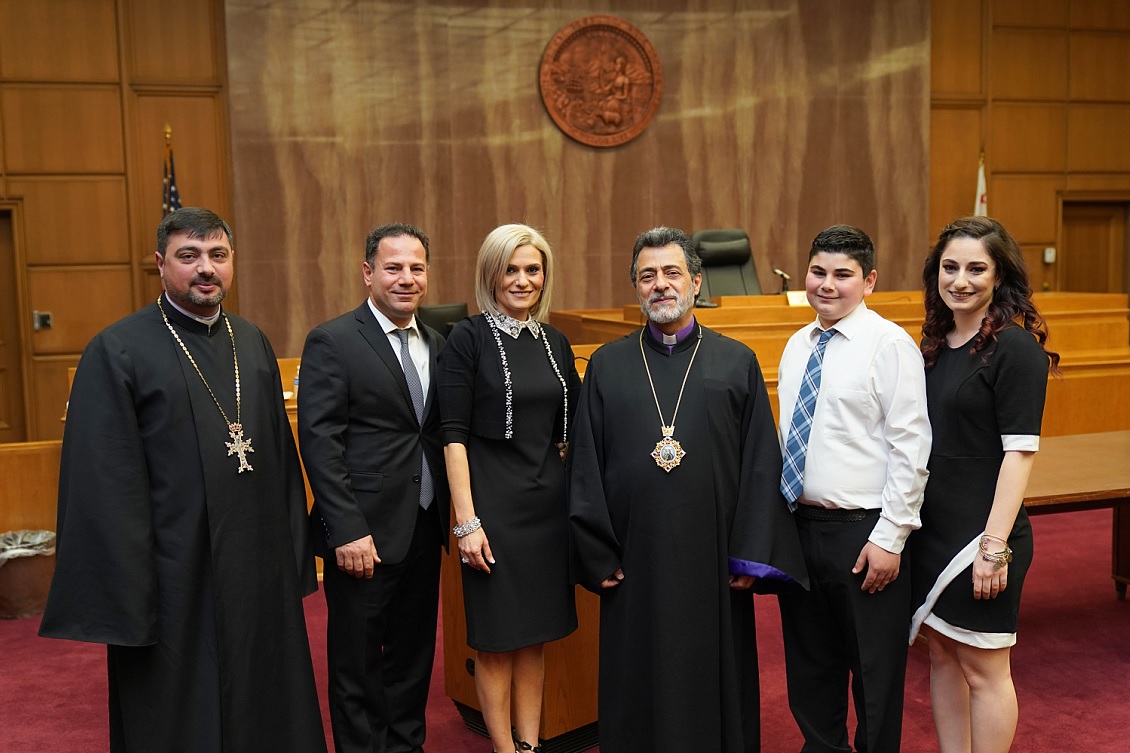 Primate Attends the Swearing-In-Ceremony of the Honorable Armenui Amy Ashvanian