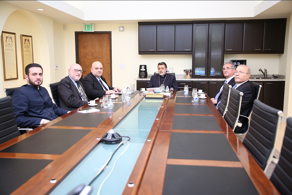 U.S. West Coast Regional Committee of the Armenian Democratic Liberal (Ramgavar) Party Visit the Western Diocese