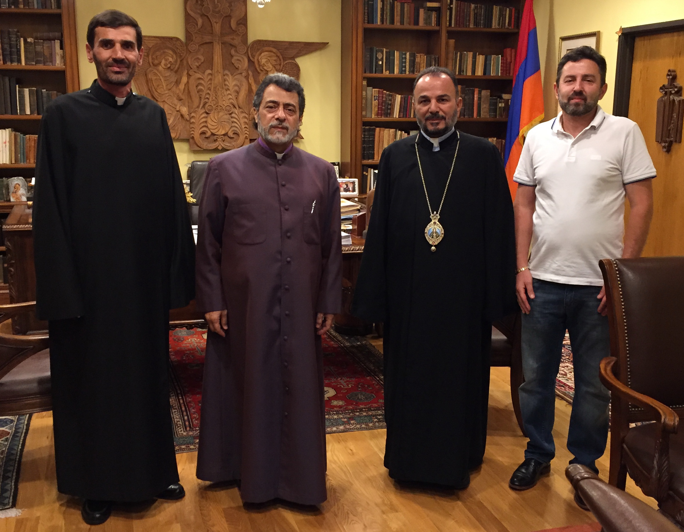 H.G. Bishop Vrtanes Abrahamyan Visits the Western Diocese