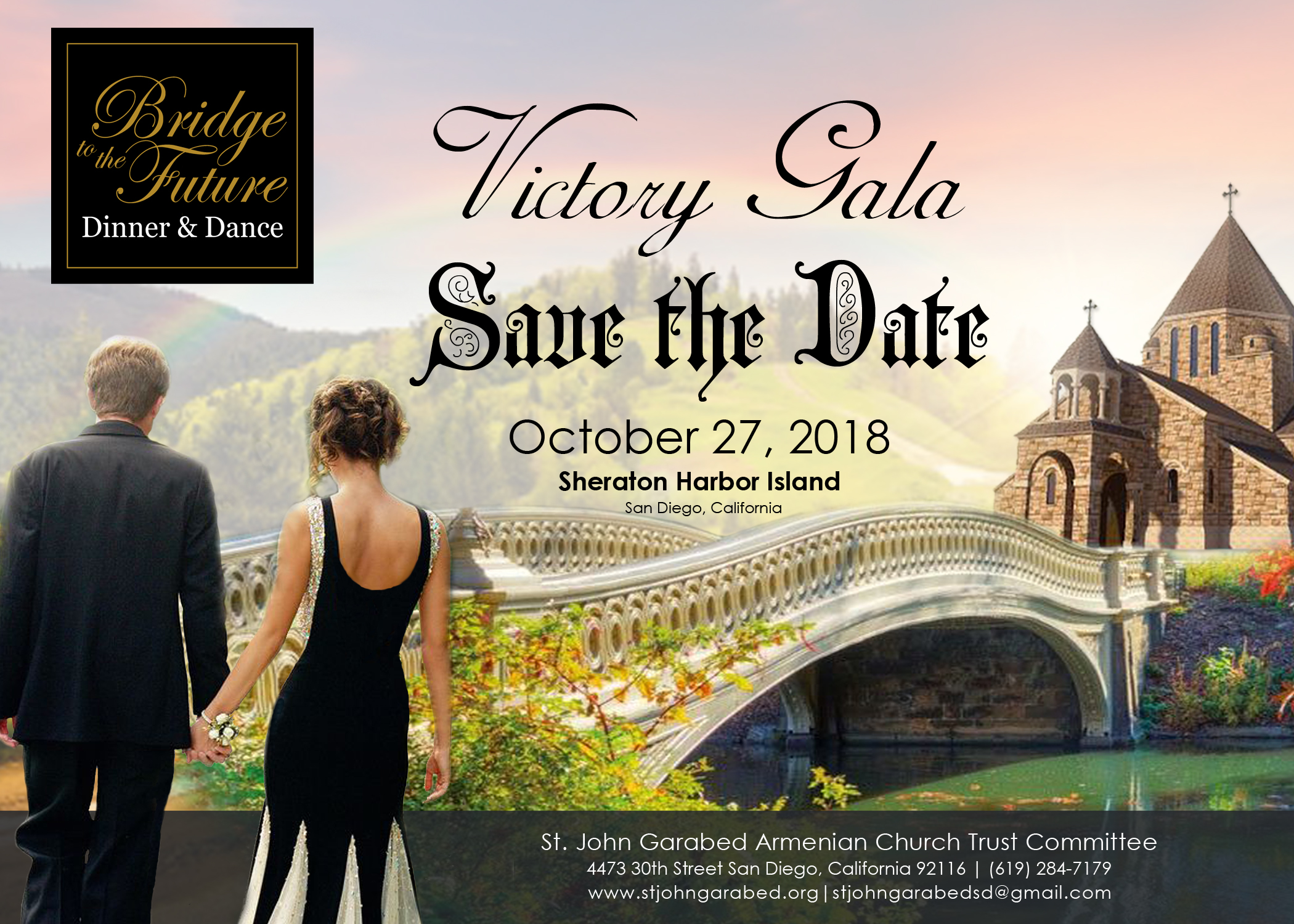 6TH BRIDGE TO THE FUTURE “VICTORY GALA” OCT. 27  IN SAN DIEGO