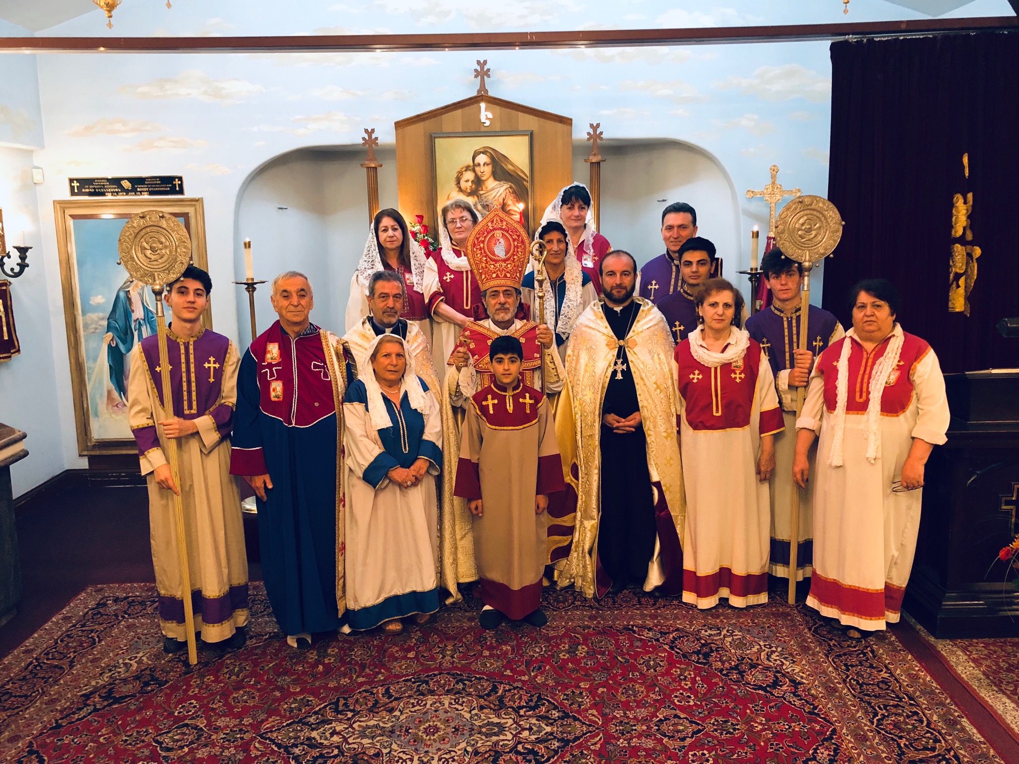 Primate Celebrates the Divine Liturgy on the Feast Day of St. Kevork the Warrior