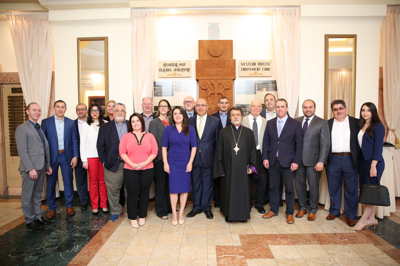 CALIFORNIA’S ARMENIAN LEGISLATIVE CAUCUS MEMBERS VISIT THE WESTERN DIOCESE