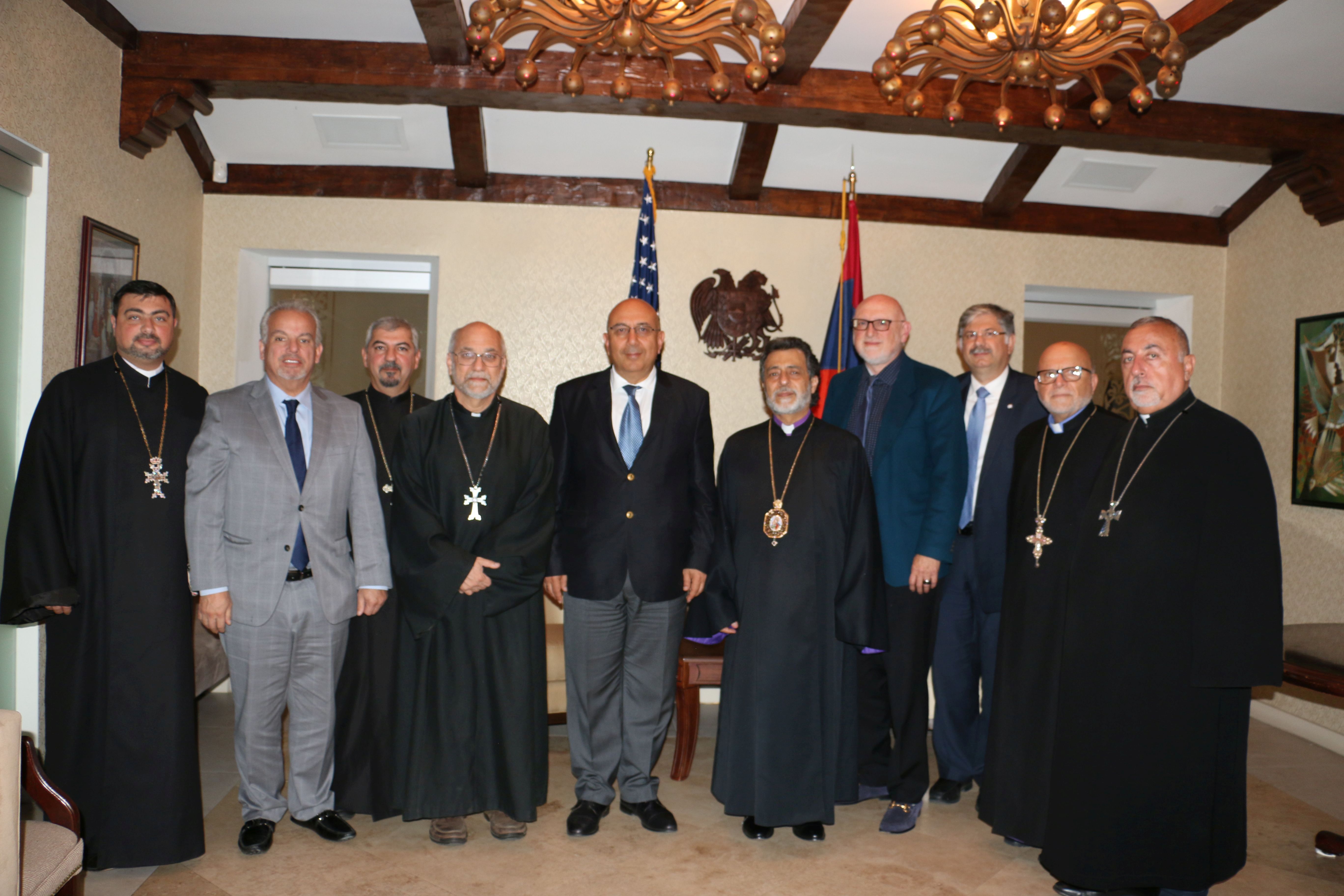 Diocesan Delegation Pays First Official Visit to the Armenian Consulate General