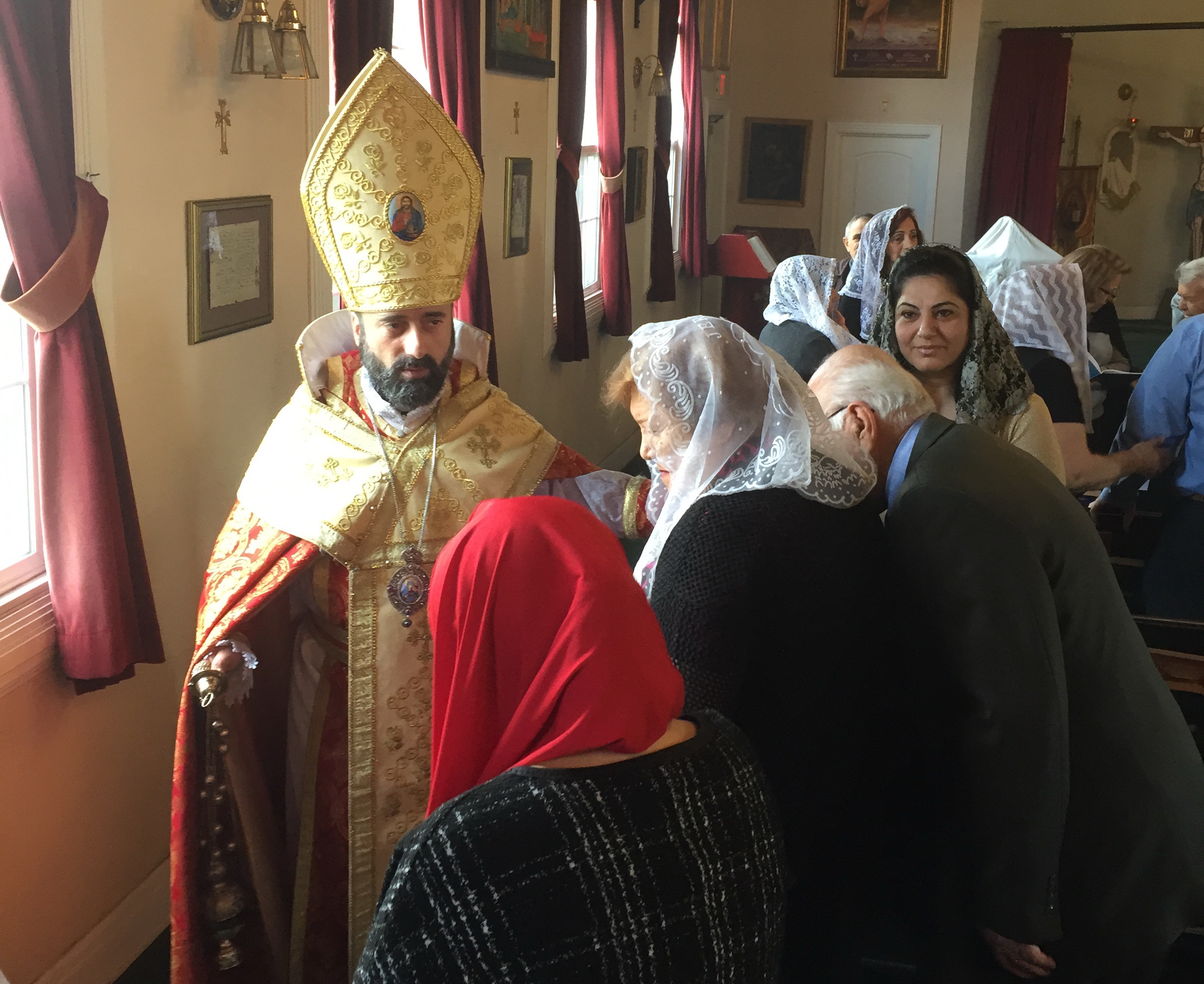 Primate of the Diocese of Damascus Celebrant at St. Peter Armenian Church of Glendale
