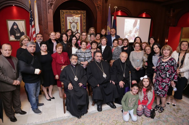 Western Diocese Hosts Reception in Honor of Armenian Patriarch of Jerusalem His Beatitude Archbishop Nourhan Manougian