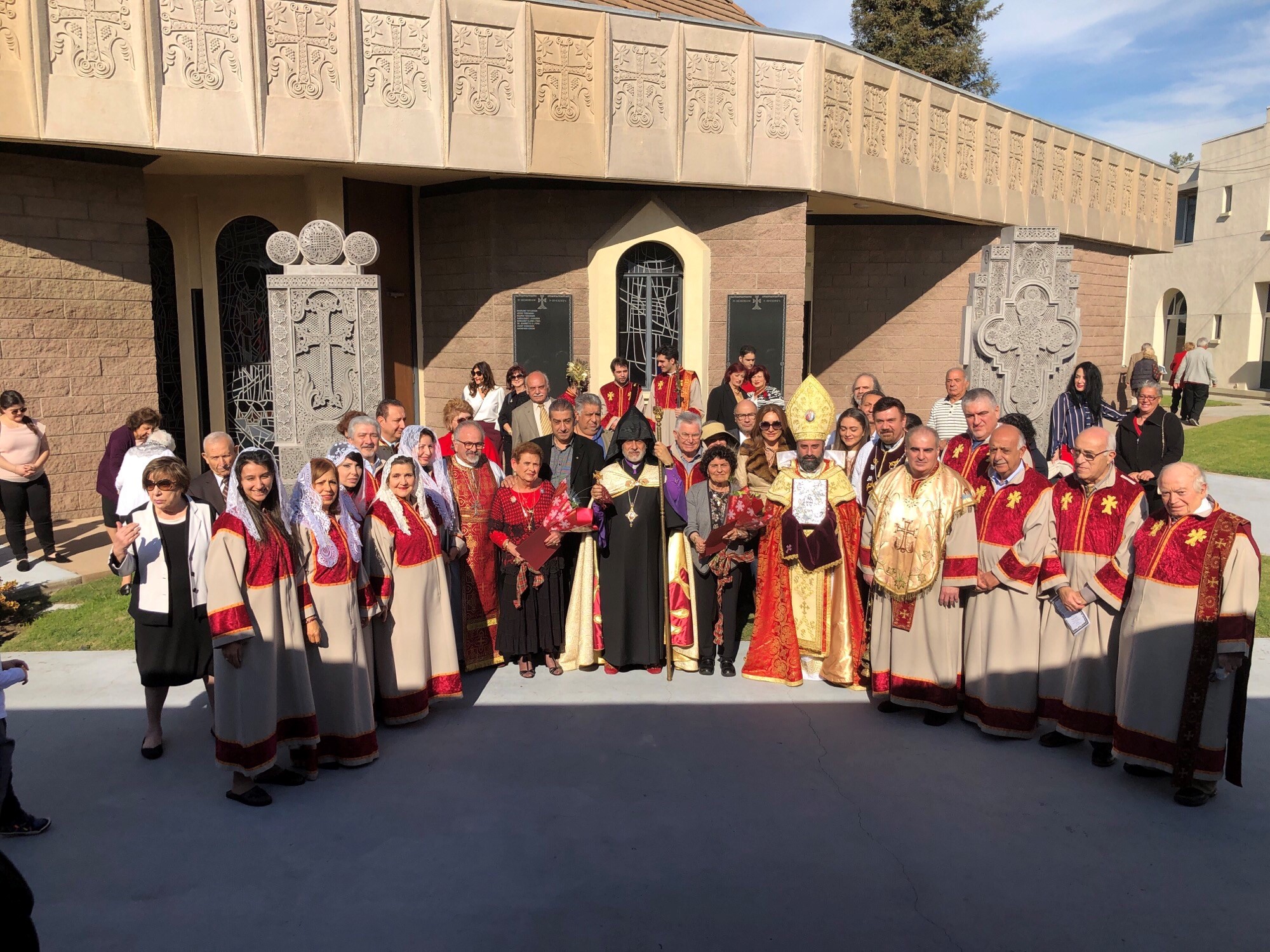 H.G. Bishop Armash Nalbandian Celebrant at St. James Armenian Church of Los Angeles