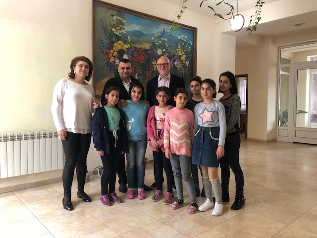 Diocesan Council Chairman Joseph Kanimian, Esq. Visits Mer Hooys in Armenia