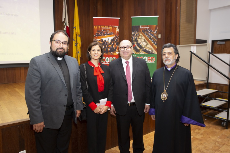Roupen Avsharian, Esquire's Publication Armenian Deputies in the Lebanese Parliament Two Volume Set Presented at the Glendale Central Library