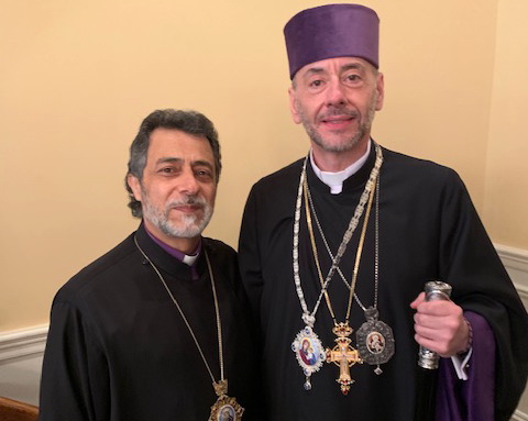 Newly Ordained and Consecrated Bishop Daniel Findikyan Celebrates the Divine Liturgy at St. Vartan Cathedral in New York