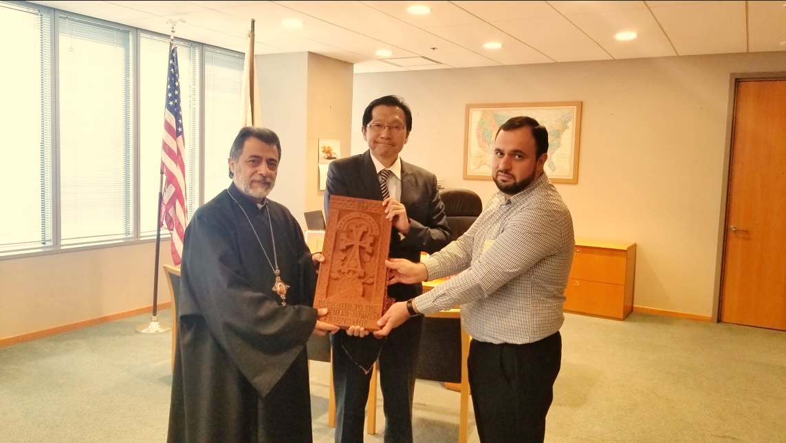 Primate Meets with Japanese Consul General Akira Muto