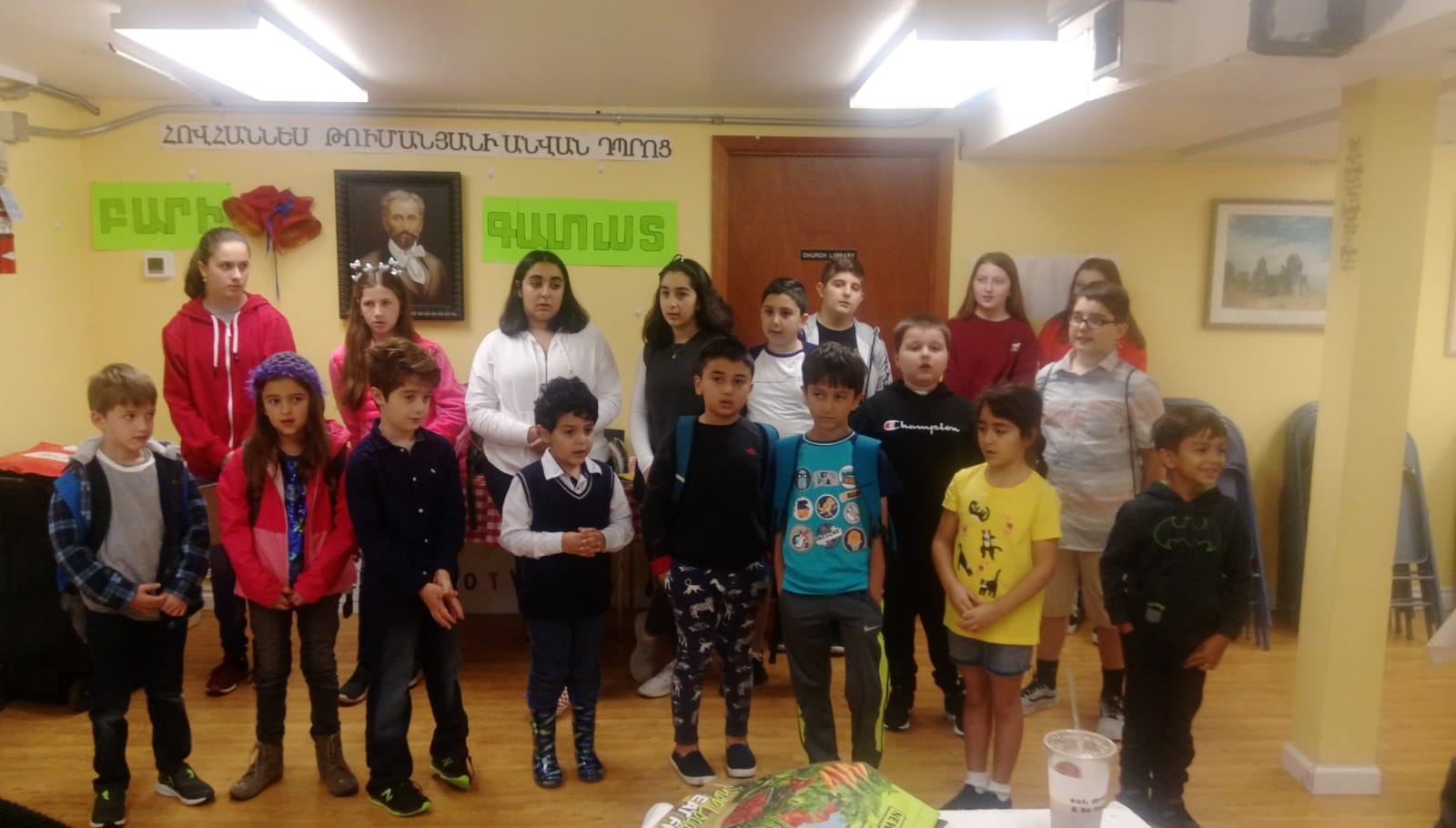 Saturday and Sunday Schools Begin New Year at St. Kevork Armenian Church of Portland 