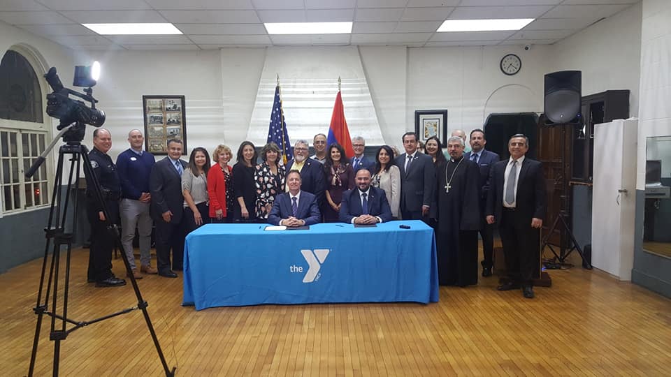 Partnership Between the YMCA of Glendale and Artsakh YMCA is Made Official