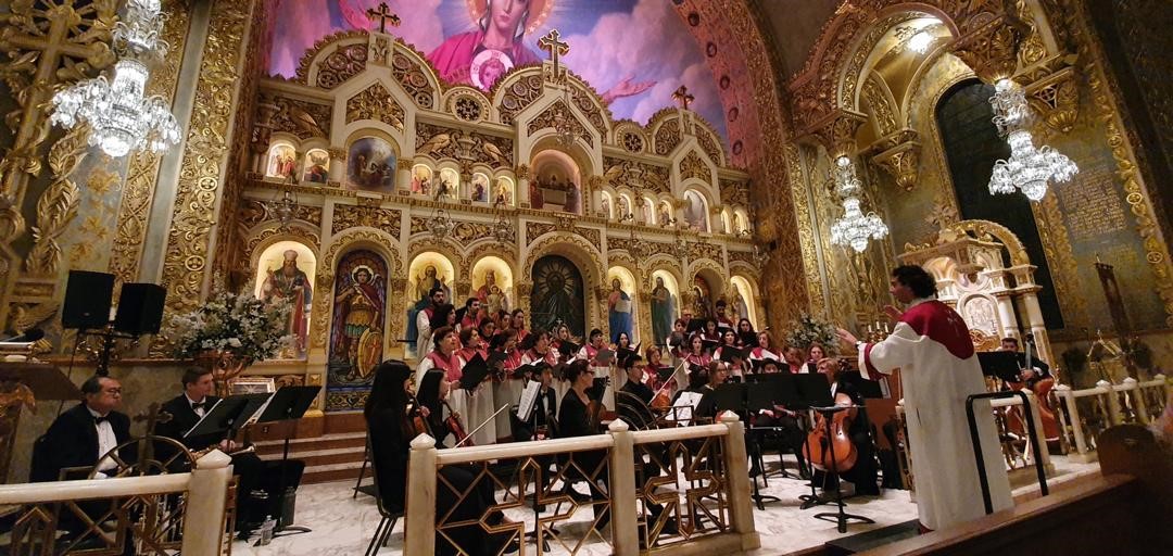 Shnorhali Choir Performs at Christmas Concert at St. Sophia Greek Orthodox Cathedral