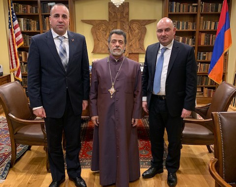 Armenian Wounded Heroes Fund Representatives Visit the Western Diocese