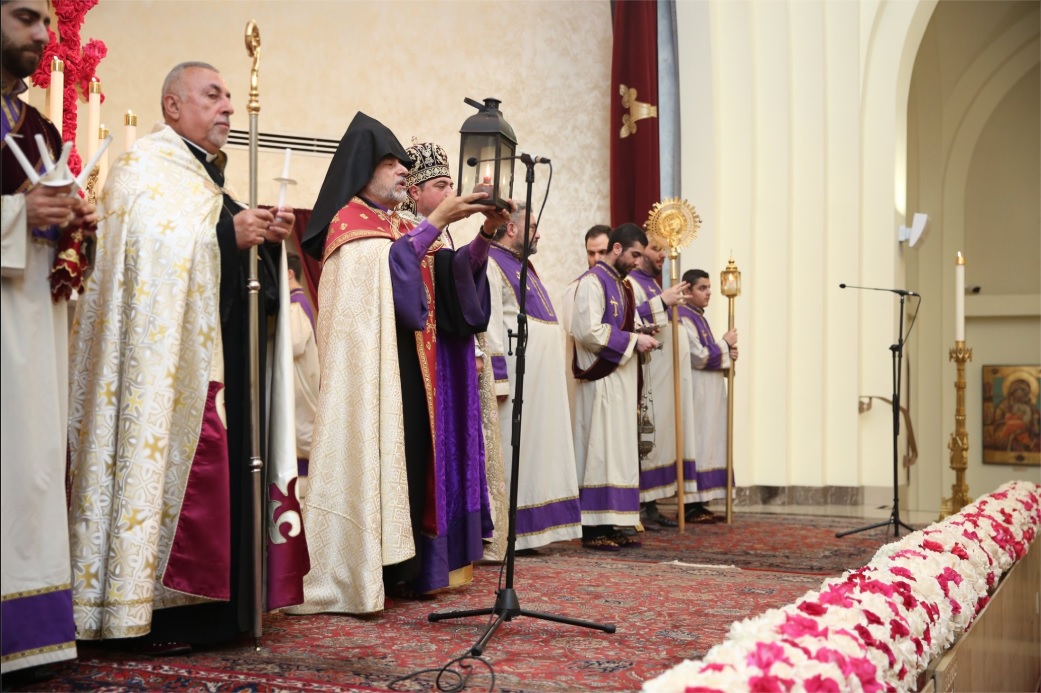 Eve of Nativity Service at St. Leon Armenian Cathedral