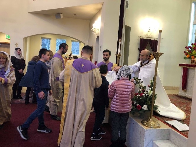 80 Students Receive Holy Communion  at Holy Resurrection Armenian Church of Seattle