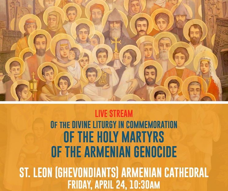 Commemoration of the Holy Martyrs of the Armenian Genocide - LIVESTREAM Divine Liturgy