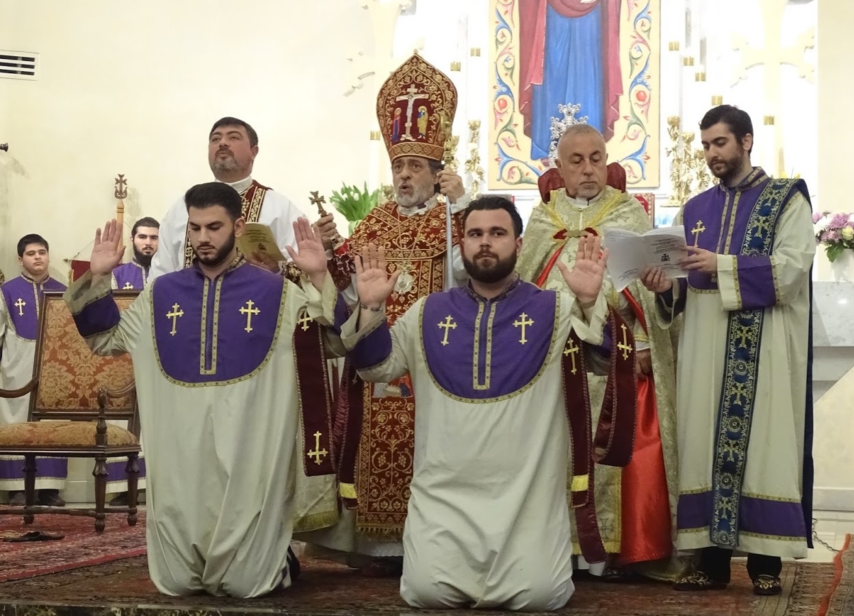 Primate Ordains Grants Minor Orders of Acolyte and Ordains Deacons During Divine Liturgy