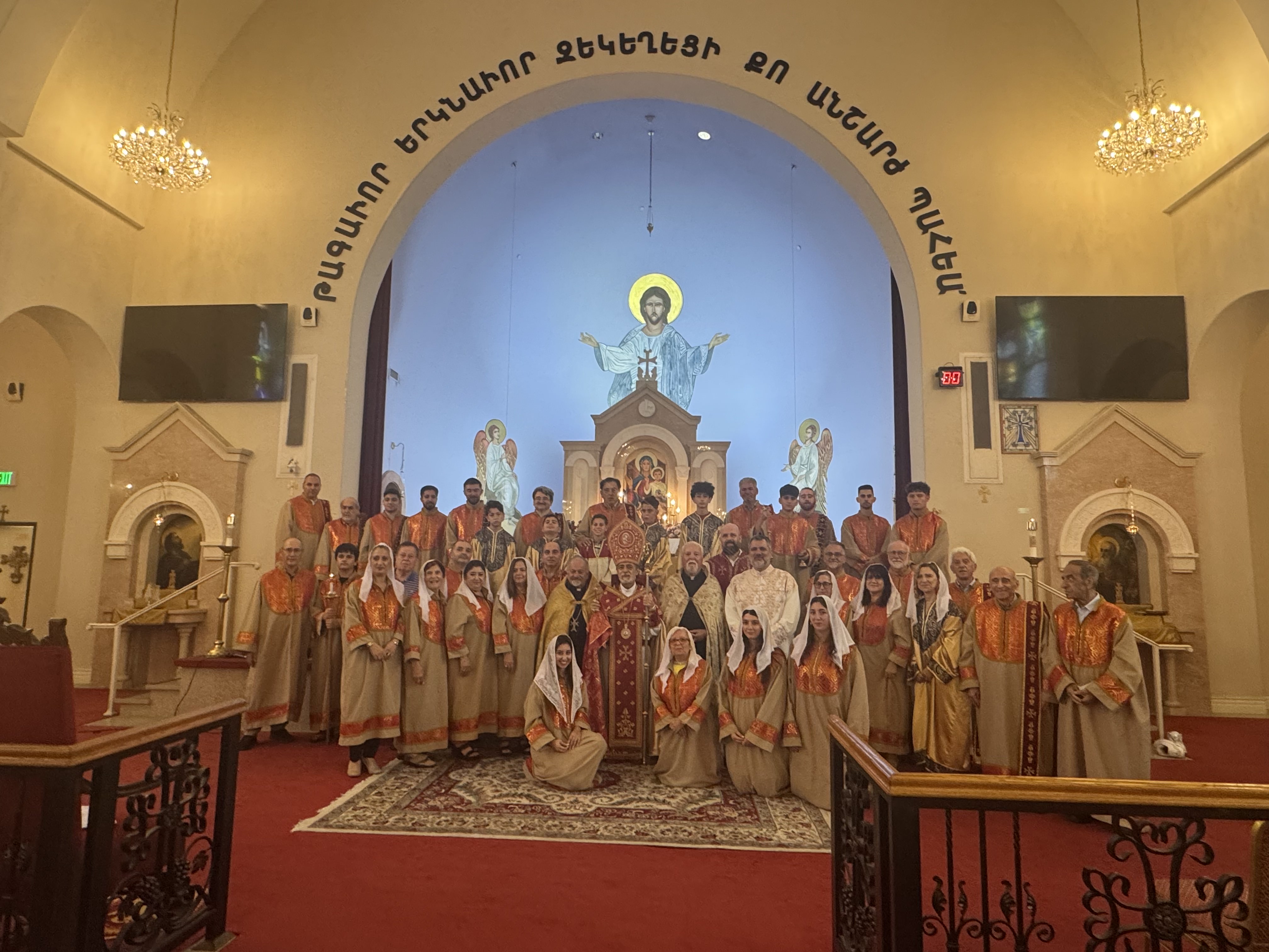 Pastoral Visit to St. Gregory the Illuminator Armenian Church of Pasadena 